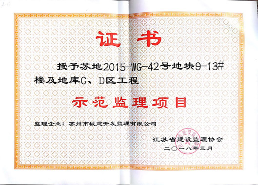 示范監(jiān)理項目 示范監(jiān)理項目